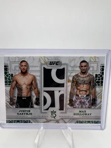2024 Topps Royalty UFC /5 Justin Gaethje / Max Holloway Prodigious Pairings Reliquia - Foto 1 di 2