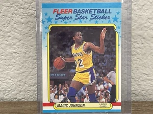 1988 fleer magic johnson super star sticker /11 - Picture 1 of 2