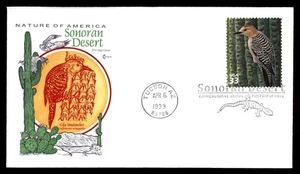 Mayfairstamps US FDC 1999 Bird on Cactus Sonoran Desert First Day Cover aau_0985 - Picture 1 of 2