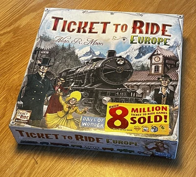 Days of Wonder Ticket to Ride Europe Board Game - New Sealed - Image 1 of 2