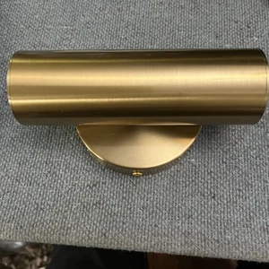 Cargifak 2-light, Brass Gold Wall Sconce, Indoor Up And Down With Cover - Picture 1 of 7