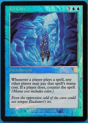 Ice Cave FOIL Apocalypse NM Blue Rare MAGIC GATHERING CARD (ID# 507177) ABUGames - Image 1 of 2