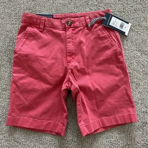Vineyard Vines Boys Stretch Breaker Short in Sailors Red - Boys Size 10 - Picture 1 of 5