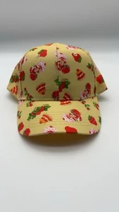 Women's Strawberry Shortcake Baseball Hat Cap Snapback Cute New One Size - Picture 1 of 5