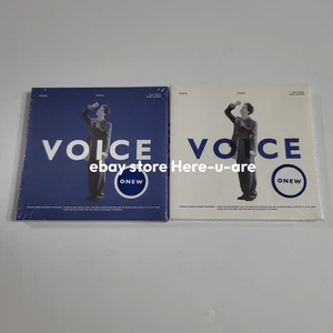SHINee Onew VOICE The First Mini Solo Album 2 Version SET New Sealed - Picture 1 of 8