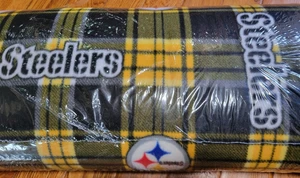 Tessuto flanella NFL Steelers BTY - stampa squadra per artigianato e cucito - larghezza 58" - Foto 1 di 2