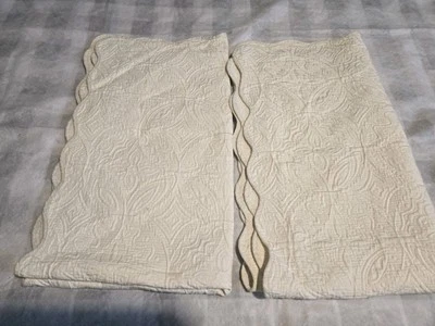 Juego de 2 fundas de almohada King 20”X36” beige  Foto 1 de 4