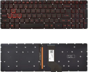New Backlight Keyboard for Acer Predator Helios 300 PH315-51 PH315-51-73SO US - Picture 1 of 3