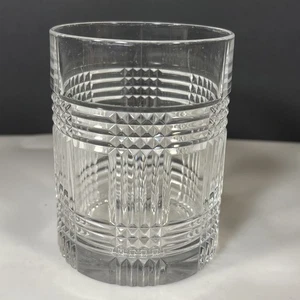 RALPH LAUREN Glenn Plaid OLD FASHIONED Cut Crystal 10 oz Whisky Glass AS IS - Picture 1 of 9