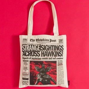 Offizielle Stranger Things Hawkins Post Shopper Tasche - Bild 1 von 2
