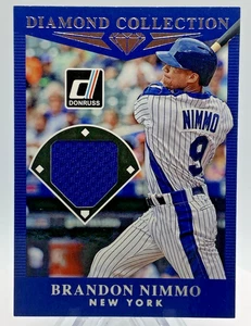 2017 Donruss Baseball Brandon Nimmo Diamond Collection #DC-BN (MEM) - Bild 1 von 2
