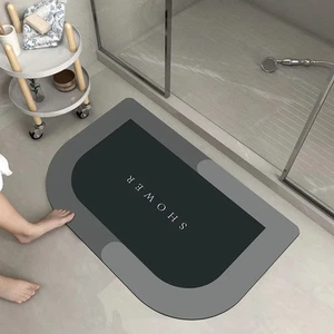 Tappetino doccia bagno pavimento super assorbente asciugatura rapida set tappeto e tappetino bagno - Foto 1 di 26