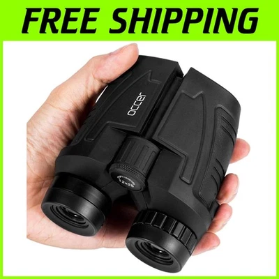 High-Powered 12x25 Compact Binoculars for Adults and Kids - Image 1 of 4