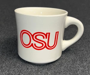 Tazza caffè ceramica vintage anni 80 Ohio State Buckeyes caffetteria facoltà retrò - Foto 1 di 2