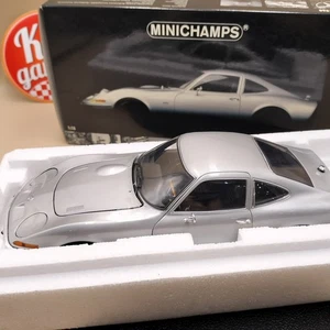 MINICHAMPS 1/18 Opel GT 1968 Silver 180049024 1100GT 1900GT PMA Diecast model - Picture 1 of 22