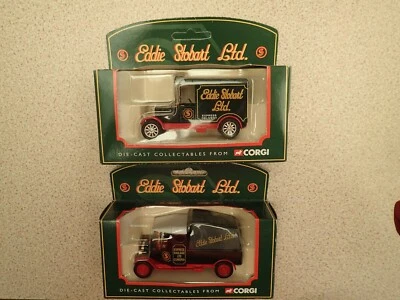 Pair of Corgi Eddie Stobart 61214 Trucks Undisplayed - Image 1 of 4