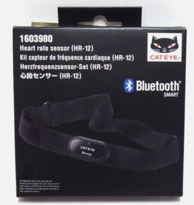 Correa y sensor de frecuencia cardíaca CatEye HR-12: negro 1603980 Bluetooth inteligente Foto 1 de 3