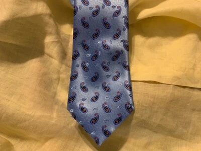  Corbata Ermenegildo Zegna Tejida Seda Hecha a Mano en Italia Foto 1 de 4