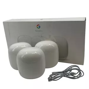 Google Nest Pro Wi-Fi Pack 3 Wi-Fi 6E Router Model G6ZUC #UMP1415 (TC) - Picture 1 of 11