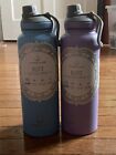 2-Pack Hydroclear Blitz 40-fl oz Double-Wall Stainless Steel Water Bottles - Blu