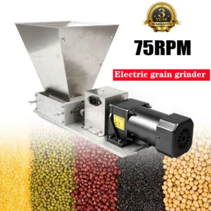 220V Electric Grain Mill Barley Grinder Wet/Dry Malt Crusher Grain HomeBrew Mill - Picture 1 of 15