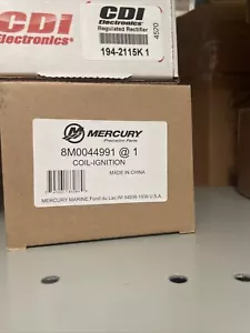 New Mercury Mercruiser Quicksilver Oem Part # 300-8M0044991 Coil-Ignition - Picture 1 of 1