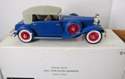 1932 Chrysler  Lebaron  - 1/32 Signature  Diecast  Model  No. 32116 - Image 1 of 4