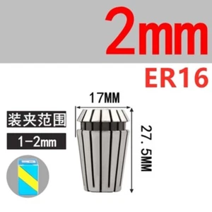 ER16 2mm Spring Collet Chuck Tool Bit Holder for Milling Lathe Chuck ER16-2 - Picture 1 of 1