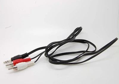 Cable/cable/cable adaptador de audio Y RCA de 3,5 mm a 2 para iPod Touch Nano Mini clásico Foto 1 de 2