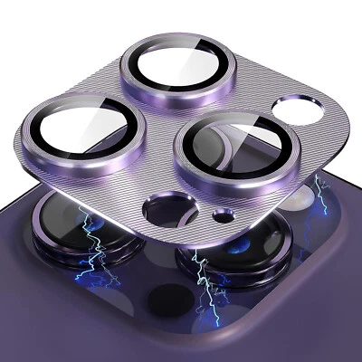 Протектор объектива металлического закаленного стекла для iPhone 17 16 15 14 13 12 Pro Max - Изображение 1 из 4