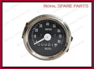 Pour Triumph T20 Cub Compteur de Vitesse Réplique - 80421/19/2 Speedo - 60MM - Photo 1/3