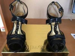 Mimco Black chain reaction heels - Picture 1 of 5