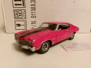 Franklin Mint 1:24 1970 Chevelle SS 454 "Cranberry Red" Edición Limitada en caja - Imagen 1 de 11