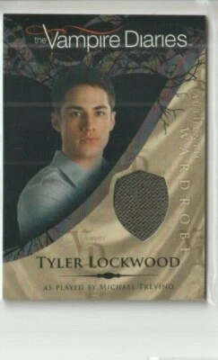Vampire Diaries Love Sucks Season 1 Costume Card Michael Trevino Tyler Lockwood - Image 1 of 2