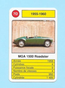 Carte N°7D - 1955/1960 - MGA 1500 Roadster - Picture 1 of 2