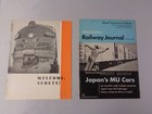 Lot of 2 vintage Railroad news Welcome Scouts Western Pacific and 1960 Railway j