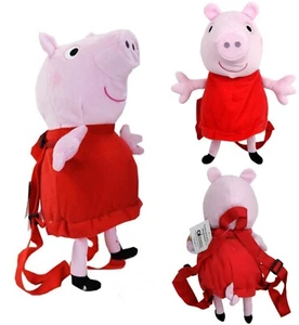 Mochila de felpa Peppa Pig de 14 pulgadas - rosa - Imagen 1 de 4