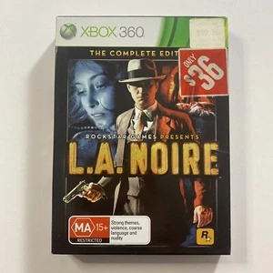 LA Noire Complete Edition w Keep Case (2011) XBOX 360, Neo Noir Crime Adventure - Picture 1 of 9