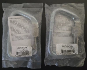 2er Pack SMC Locking D Karabiner legierter Stahl groß #NFPA21001 - Bild 1 von 2