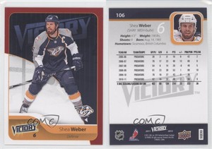 2011-12 Upper Deck Victory Red Shea Weber #106