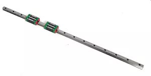 HIWIN HGR20C 20047L-60000 Linearschiene + 2x HGH20 A07AS207 Schlitten -unused- - Bild 1 von 5