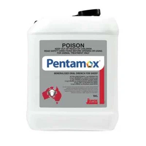 Jurox Pentamox M 10 Litres Mineralised Oral Drench Sheep Livestock Farming Farm - Picture 1 of 12
