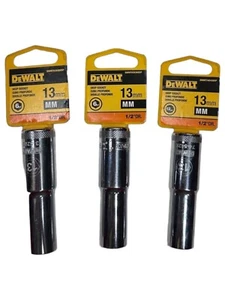 DeWalt DWMT74542OSP, DWMT93528OSP 13mm 6pt, 12pt Deep Socket (LOT OF 3) **SALE** - Picture 1 of 1