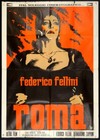ROMA di Federico Fellini ANNA MAGNANI, MANIFESTO ORIGINALE 1a ED 1972 AFFICHE 2F