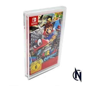 Custodia protettiva acrilica scatola protettiva per IMBALLO ORIGINALE giochi Nintendo Switch con chiusura scorrevole - Foto 1 di 3