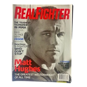 Real Fighter Magazine 2008 Issue 17 Matt Hughes Cover No Label - Picture 1 of 2
