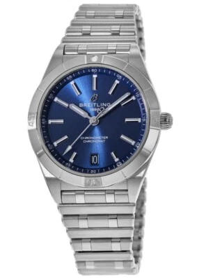 Reloj para mujer Breitling Chronomat automático 36 mm esfera azul acero A10380101C1A1 Foto 1 de 2