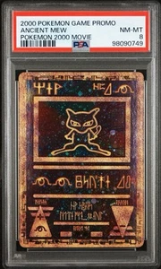 2000 Pokémon Game Promo, Pokemon 2000 Movie, Ancient Mew - PSA 8 NM-MINT WOTC US - Picture 1 of 4