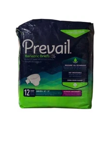 Prevail Bariatric Slips XL Inkontinenzpflege 12 Stück 62”-73” Tag/Nacht - Bild 1 von 3
