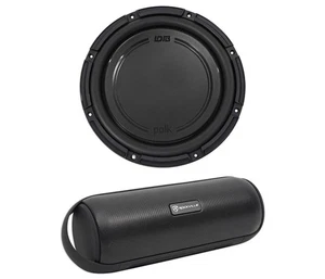 Polk Audio DB1242SVC 12” 1110 Watt Single 4-Ohm Car Audio Subwoofer Sub+Speaker - Picture 1 of 12